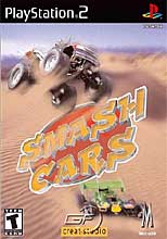 playstation game smash cars in an arena